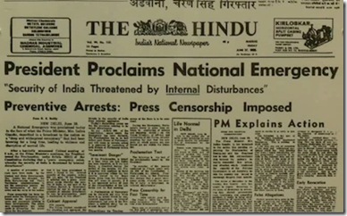 Emergency of 1975-Recent Important Events from Indian History